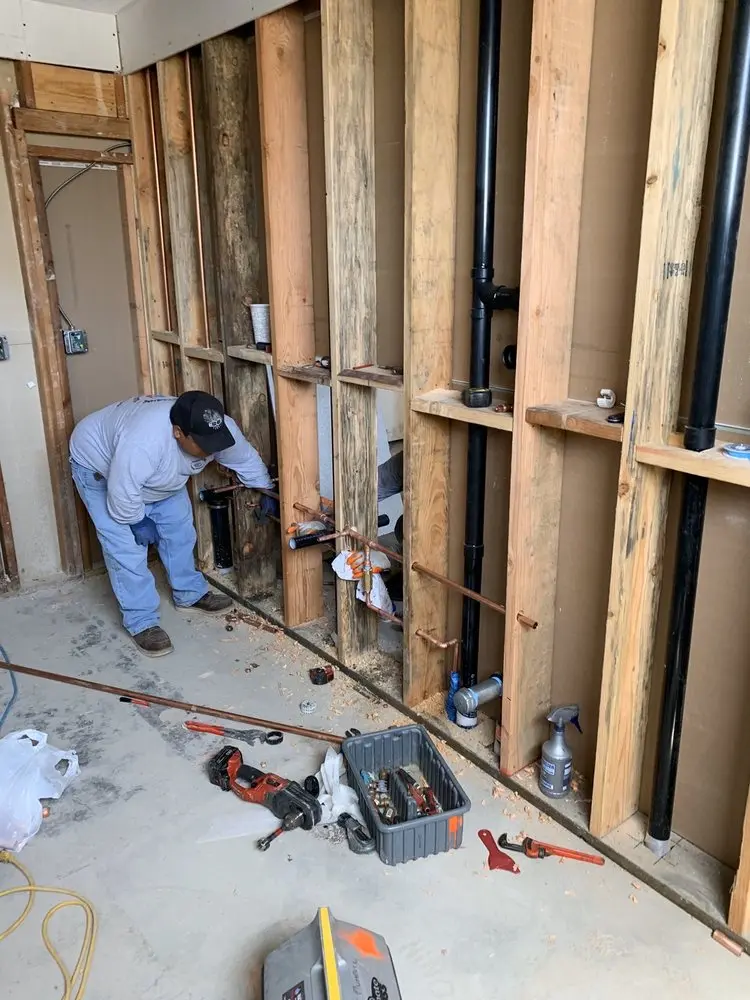 Commercial rough-in plumbing for Gas Line Repair in Comptons Corner